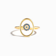 Load image into Gallery viewer, 925 Sterling Silver Evil Eye Ring
