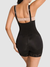 Load image into Gallery viewer, Full Size Lace Detail Front Hook Shaping Romper
