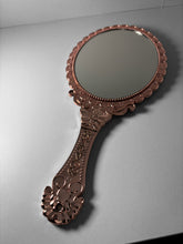 Load image into Gallery viewer, Vintage Handheld Mirror (Rose Gold)
