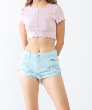 Load image into Gallery viewer, Tasha Apparel Distressed Ripped Denim Shorts
