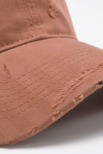 Load image into Gallery viewer, Distressed Adjustable Baseball Cap
