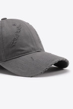 Load image into Gallery viewer, Distressed Adjustable Baseball Cap
